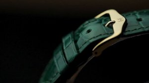 Ремешок HIRSCH LONDON DARK GREEN SHINY by DEKA