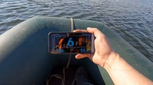 тест лодочного электромотора на озере кабан