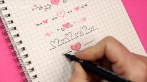 10 идей ОФОРМЛЕНИЕ Блокнота, ЛД, тетради С СЕРДЕЧКАМИ | Оформлялки ЛумПланет