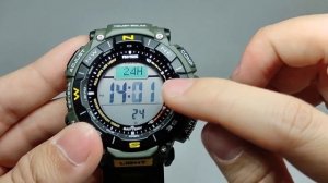 Cara Setting Jam Tangan Casio Protrek PRG-340-3