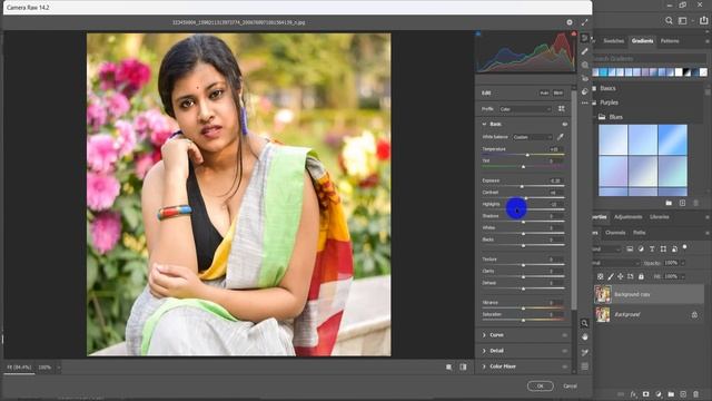 HDR Camera Raw Trick Orange Tone Photo Editing Tutorial | Photoshop cc Background Colour Change