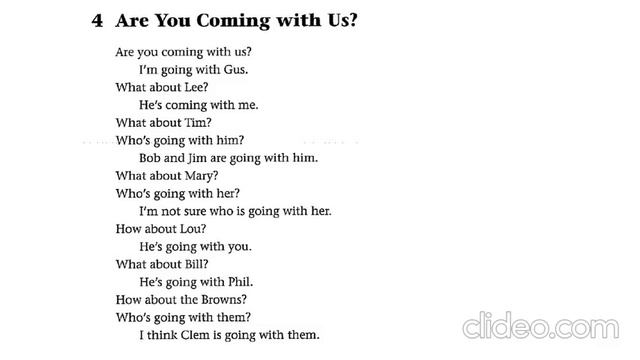 GrammarChants 3.4 Are you Coming with Us смотреть онлайн