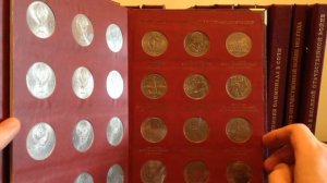 Моя нумизматическая коллекция в альбомах Альбо Нумизматико. Часть 4 монеты Юбилейные монеты СССР