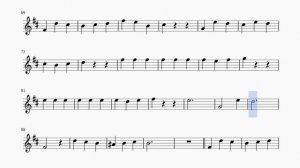 Вальс расставания. Я.Френкель - К.Ваншенкин. Из к/ф "Женщины". Ноты для альт саксофона.