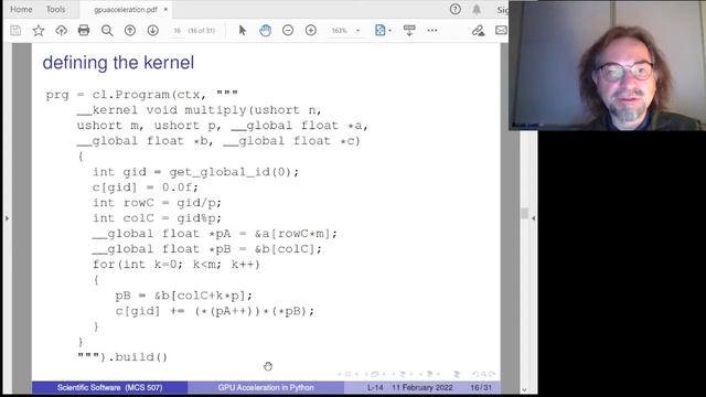 GPU acceleration in Python смотреть онлайн
