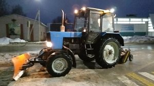 очистка дорог от снега 58 часть