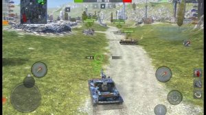 Играем в Танки Блиц! Я прокачал ИС-7, обкатываем его. Читать описание.