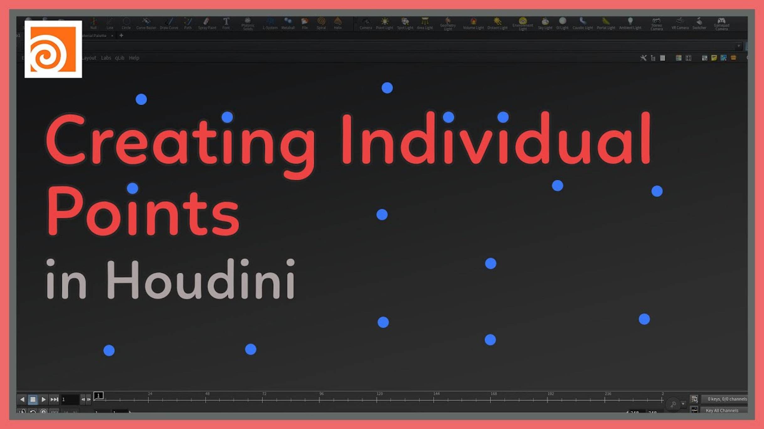 14 Creating Individual Points in Houdini