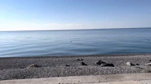 Чёрное море в ноябре Адлер  . Black Sea in November Adler