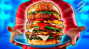 приготовил бургер из 100 ингредиентов! / made a burger with 100 ingredients!