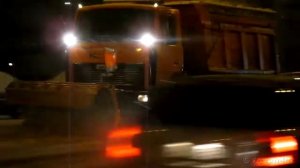 Грузовик МАЗ, снегоуборщик 09.01.2022 / Truck MAZ, snow blower