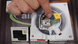 Підключення побутового вентилятора dRim RMS - мікрохвильовий датчик руху | airRoxy