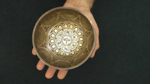 Поющая чаша Бутанская 14,3 см, Фа# 362 Гц