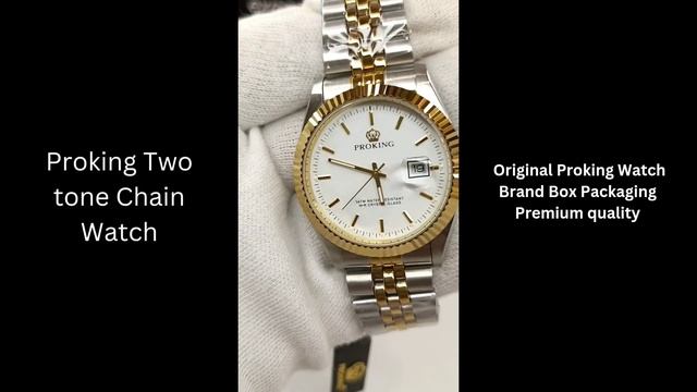 Proking Stainless Steel Chain Watch 4019-M