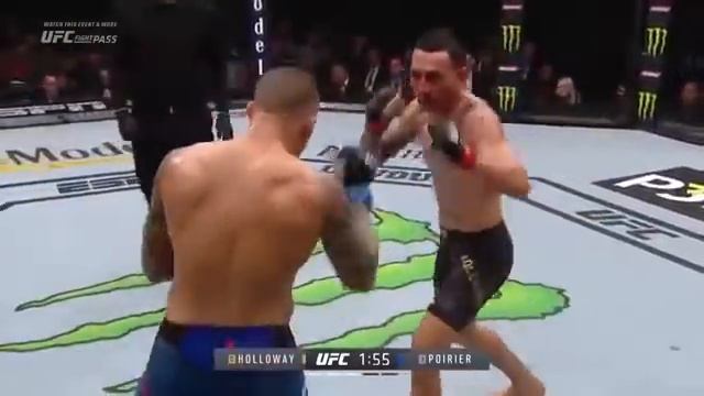 Dustin Poirier vs Max Holloway.Дастин Порье против Макса Холлуэя