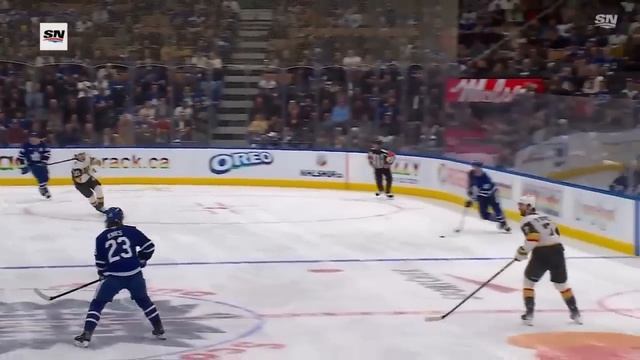 Maple Leafs' Fraser Minten Wires Home First Career Goal
