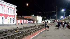 Станция Вологда-1 ночью