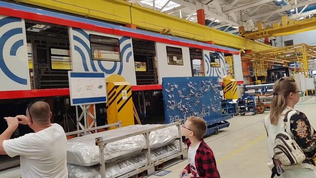 Экскурсия на завод Метровагонмаш 25.05.2024 года.