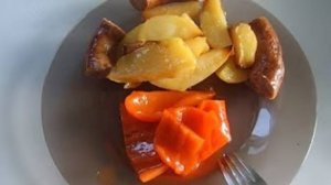 Картофель с домашней колбасой. Маринкины творинки