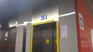 Лифт на станции метро Минская