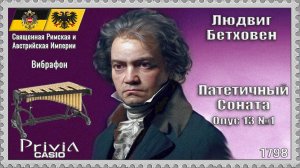 Людвиг Бетховен. Патетичный. Соната. Опус 13 №1. 1798г. Вибрафон