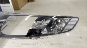Пример установки стекла в фару Kia Cerato (2008-2013)