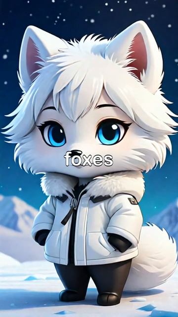 Arctic Fox Life Snowy Sweethearts