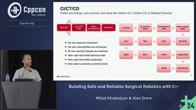 Building Safe and Reliable Surgical Robotics with C++ - Milad Khaledyan - CppCon 2024