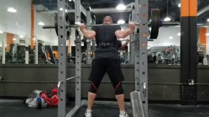 Squat 325 x 5 last of 4 sets