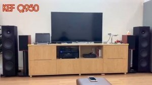 KEF Q950 vs B&W CM5 S2 - Bass Test, Treble Test