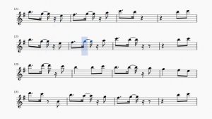 Стюардесса по имени Жанна. В.Пряснеков - И.Резник. Ноты для альт саксофона