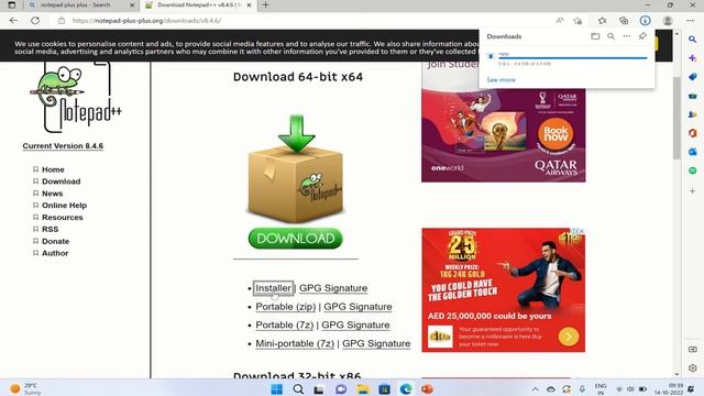 download and install Notepad++ on windows 10/11 | Notepad++ free download on windows