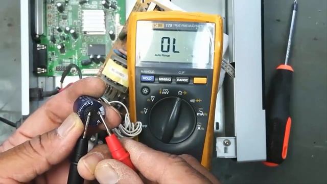 #224 Repair Digital Satellite Receiver - Lines in display SMPS failure