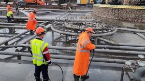 Фонтан «Каменный цветок» промыли после зимы на ВДНХ