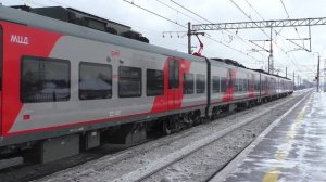Электропоезд ЭС2Г-142 "Ласточка-Комфорт" сообщением "Москва Ленинградский вокзал - Конаково ГРЭС"