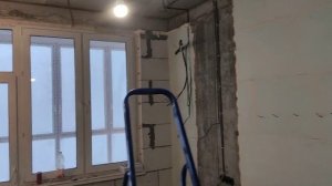 Закладка коммуникаций для сплит-систем 2К квартира