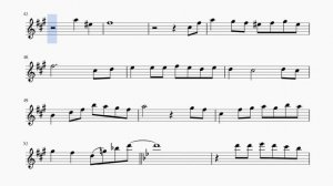 Облака - белогривые лошадки. В.Шаинский - С.Козлов. Для тенор саксофона