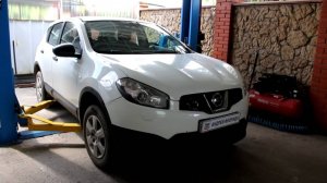 Замена сцепления на Nissan Qashqai 1,6 Ниссан Кашкай 2012 года  1часть