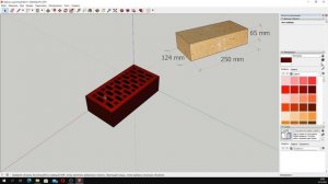 ✅Печной SketchUp. Как создать шамотный кирпич для проектирования?
