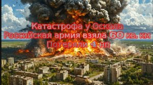 Новости СВО Сегодня-Катастрофа у Оскола. Российская армия взяла 60 кв. км. Потеряли 4 нп