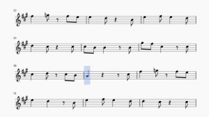 Как здорово. Олег Митяев. Для альт саксофона