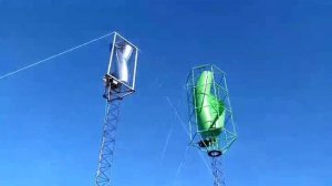 Принцип действия позволяет ротору Савониуса работать даже при слабом ветре, наш ветряк из алюминий