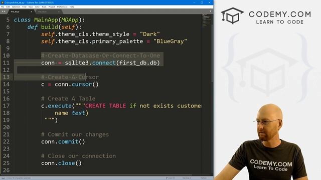 Using SQLite3 Database With Kivy - Python Kivy GUI Tutorial #55 смотреть онлайн