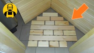 Деревянный трап для ног. Пол в бане!