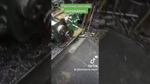 Расточка постели распредвала газель борштангой на токарном станке