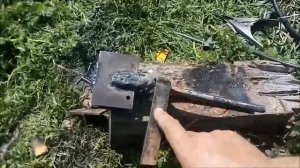 самодельные тормоза со старых клещей для мотобуксировщика караката