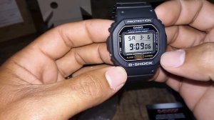 casio g shock dw-5600e-1 unboxing