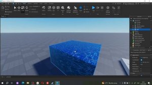 Как сделать воду в Roblox studio(без террэйна)