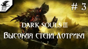 Высокая стена Лотрика ►ǀǀ Dark Souls 3 #3