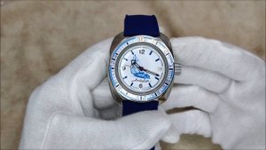 Vostok Amphibia Baikal White ND Bezel Mod - Now It's Complete